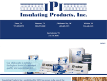 Tablet Screenshot of insulating-products.com